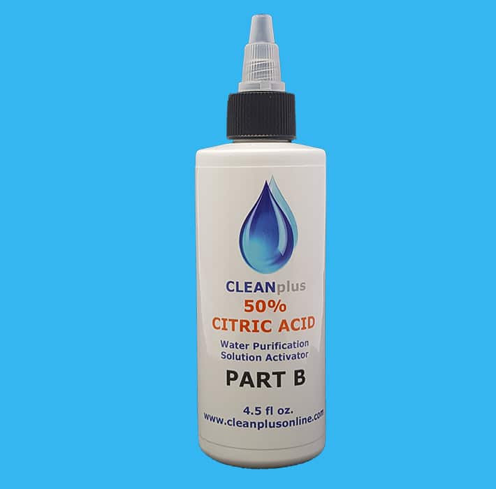 8oz Citric acid 50%  Part B WATER PURIFICATION-SOLUTION 